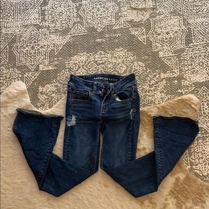 Size 00 boot cut jeans